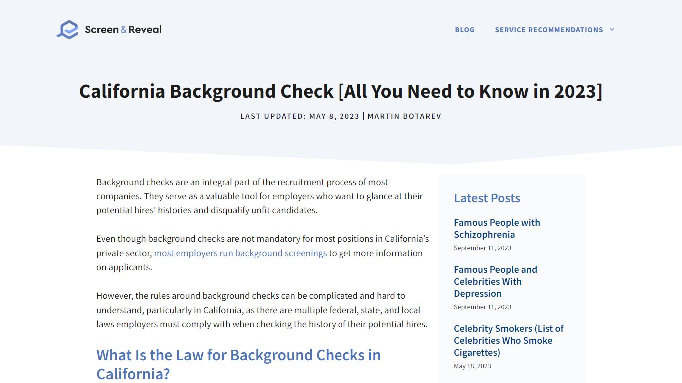 California Background Check [All You Need to Know in 2023]